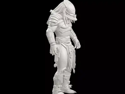 Predator Intergalactic Hunter Miniature 3D print model