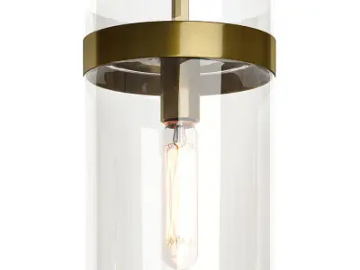 RAVELLE PENDANT BRASS 3D model