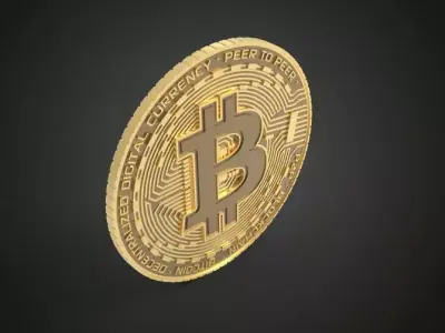 Bitcoin BTC 3D print model