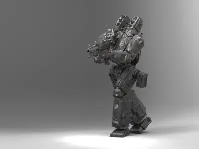 Peacemaker Mech Miniature 3D print model