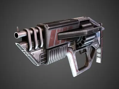 FPS Weapon Pack Low-poly 3D model