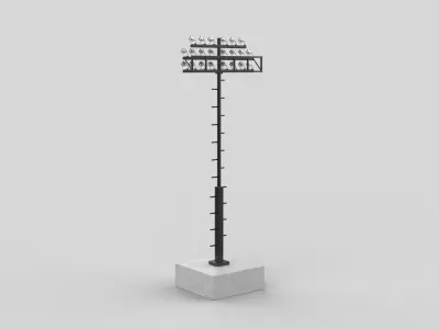 Stadium Lighting  3D model