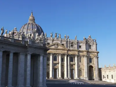  St Peter Basilica 3D Model Vatican Architecture 