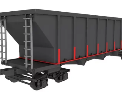 Railcars Collection 3D model