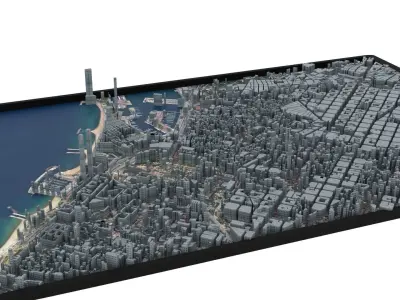 City of Barcelona 3D model