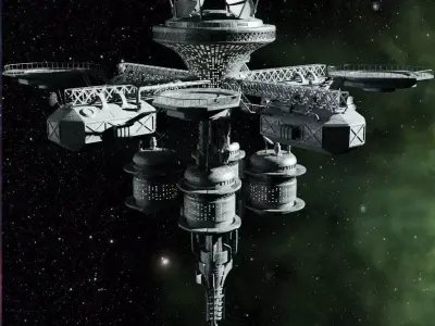 space station 3D model