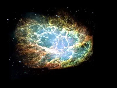 Crab Nebula 3D model