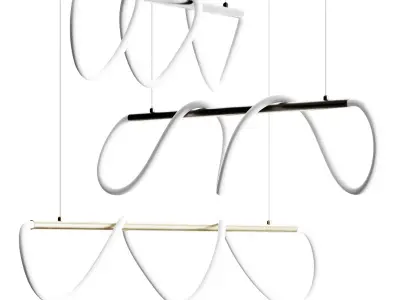 Chandelier Fleks 3D model
