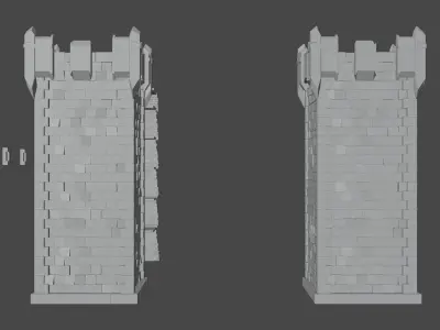 Tower Middle1 3D model