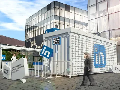 container booth 3D model