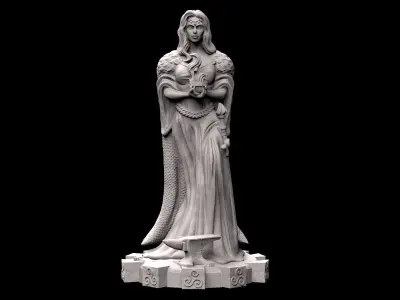 Brigid Goddess 3D print model