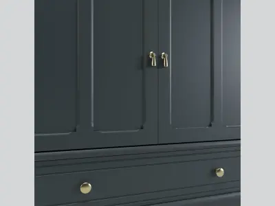 IKEA Cabinet Storage Low-poly 3D model