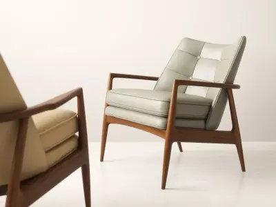 Draper Lounge Chair 3D model