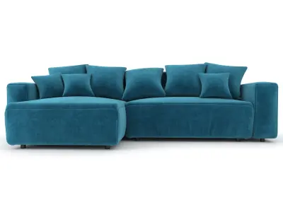 Soft Corner ZT30 with Rigging and Animation 3D model