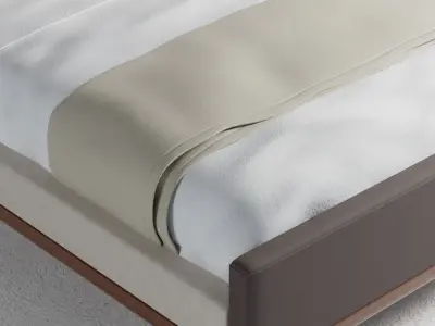 West Elm Parker Bed 3D model