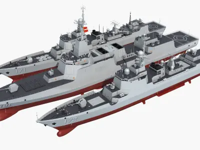  Chinese Navy Type 055 052D 052C Destroyer 