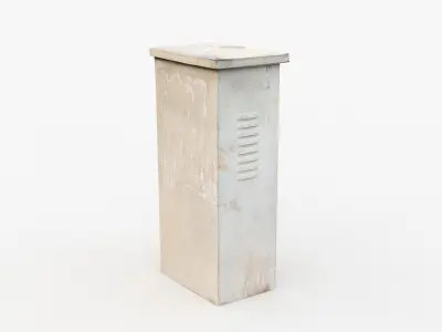 Distribution Board 4 Scan Low-poly 3D model