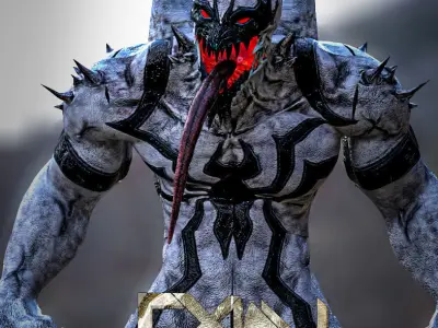 Anti-Venom exion 3D model