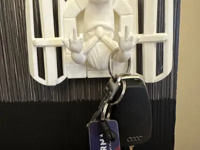 Happy window gnome 3D print model