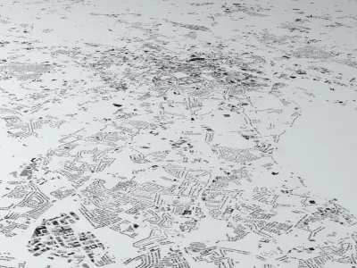 Dublin Streets and Buildings 3D model