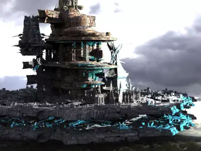 Sci-Fi City dystopia Rule city 2 Kit bash 3D model
