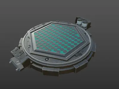 SCI-FI PLATFORM 2 3D model
