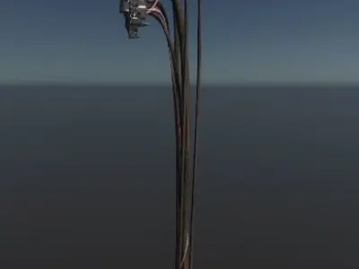 GameReady Cable 01 Low-poly 3D model