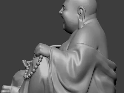 Laughing buddha  3D print model