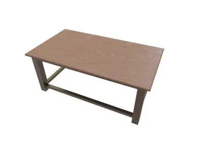 Modern Coffee Table Low-poly 3D model buy