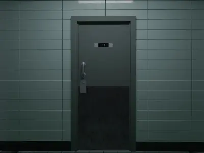 Stranger Things Hospital Hall 3D model