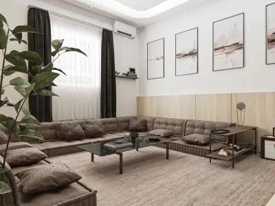 Men council design 3D model