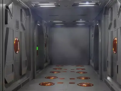 sci-fi set2 3D model