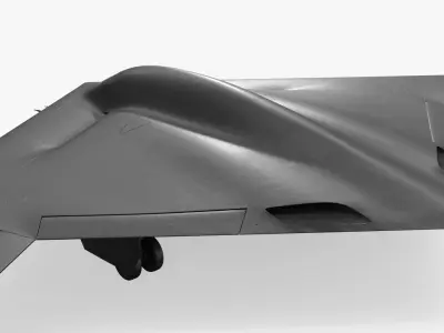  Modern Stealth Bomber Black 