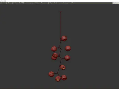 BRANCHING BUBBLES BB 10 Low-poly 3D model