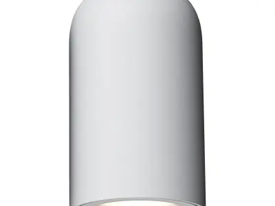 Spot with rounded cylindrical design mount Low-poly 3D model