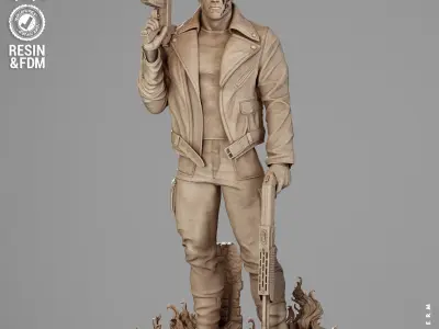 Wicked Movies Terminator Sculpture 3D print model