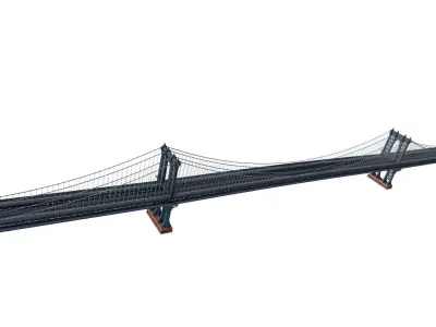 Manhattan Bridge 3D model