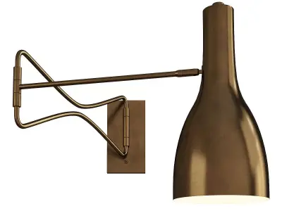 Jamie Young Lenz Swing Arm Wall Sconce Low-poly 3D model