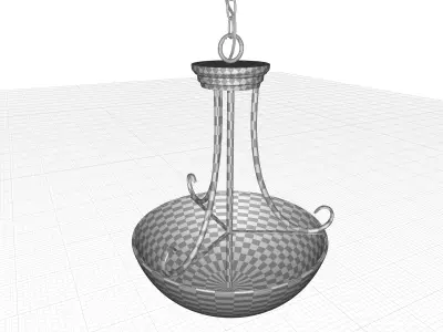 Lannie Light Single Bowl Pendant 3D model