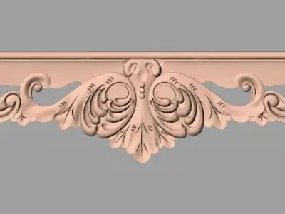 CNC 3D relief design STL format file used for artcam aspire E729 3D model