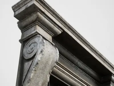 Game-Ready Windowsill Low-poly 3D model