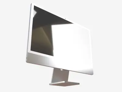 Apple imac 2021 v1 007 Low-poly 3D model
