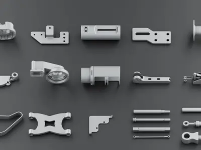 Hard Surface KitBash Volume 3 3D model