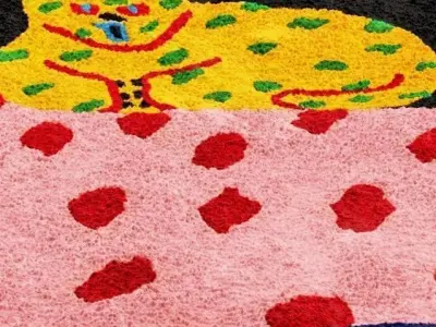 Ikea Art Event 2019 Misaki Kawai Rug 3D model