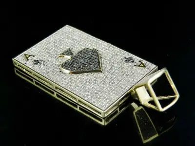 Ace in the Heart  A Diamond Encrusted Locket 3D print model