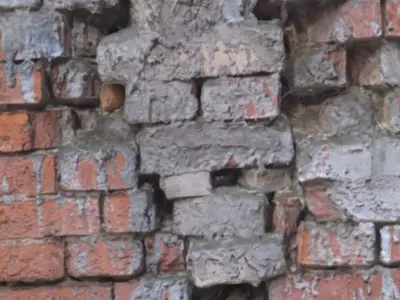 Brick wall photogrammetry  3D model
