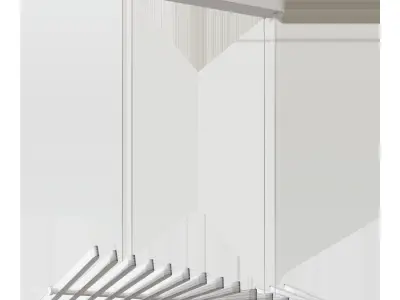  Kovacs Stake Out 34 Wide Integrated LED Abstract Chandelier  3D model
