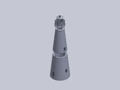 Ocracoke Lighthouse Free 3D print model