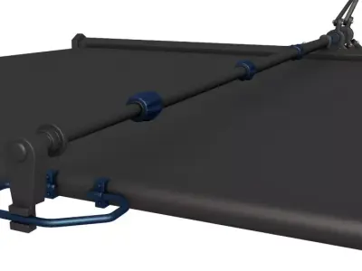 Projector Screen 3D model