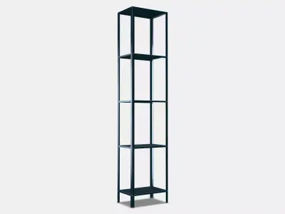 HYLLIS shelving unit 2 Low-poly 3D model